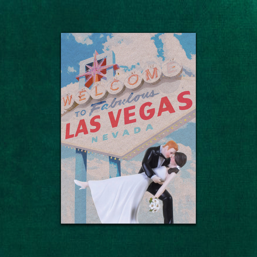 Las Vegas Themed Playing Card Wedding Party Invite