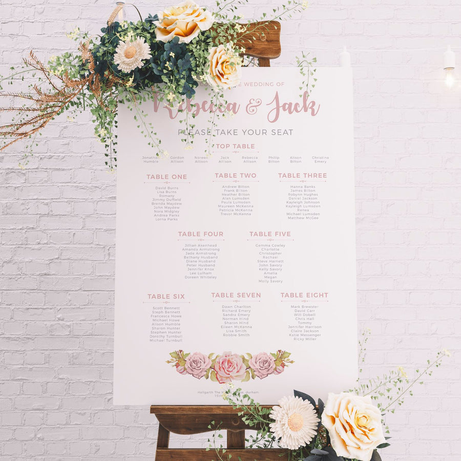 A1 Table Plans