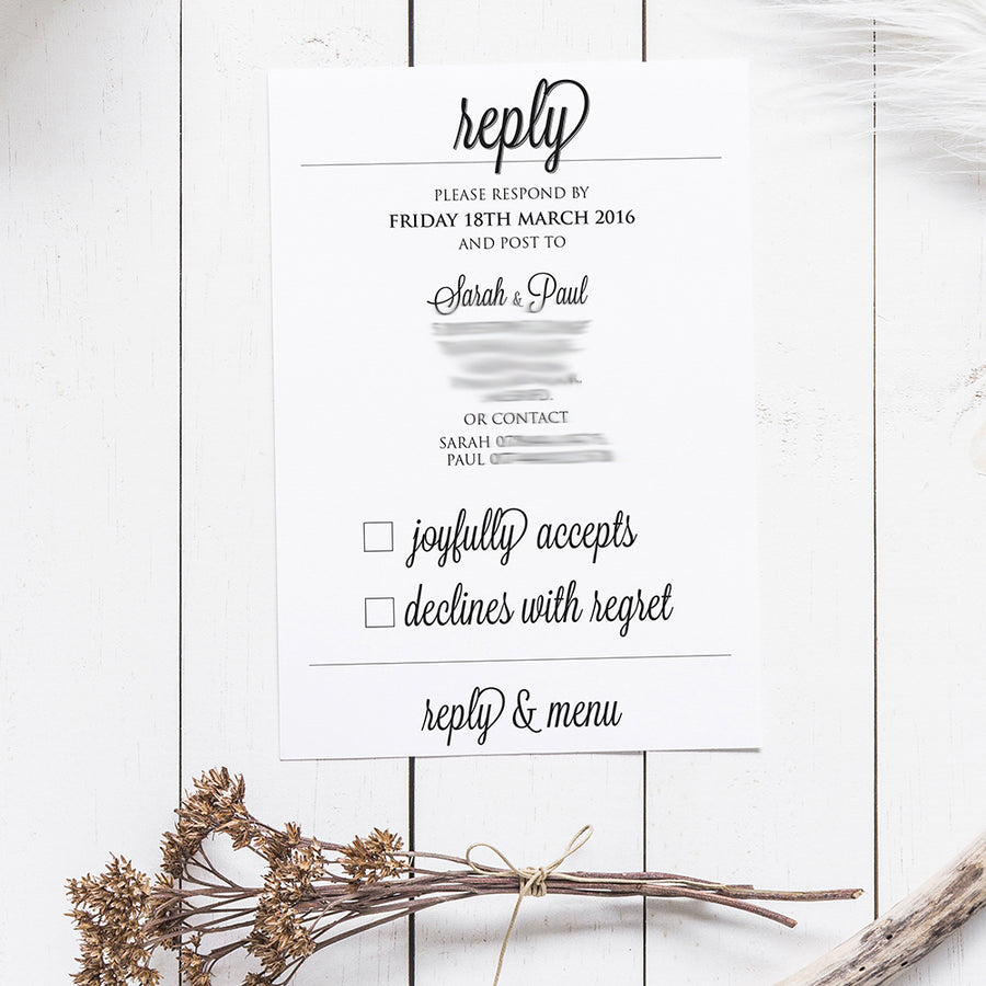 Elegant Textured Recycled Kraft Handwritten Calligraphy Style Wedding Invitations