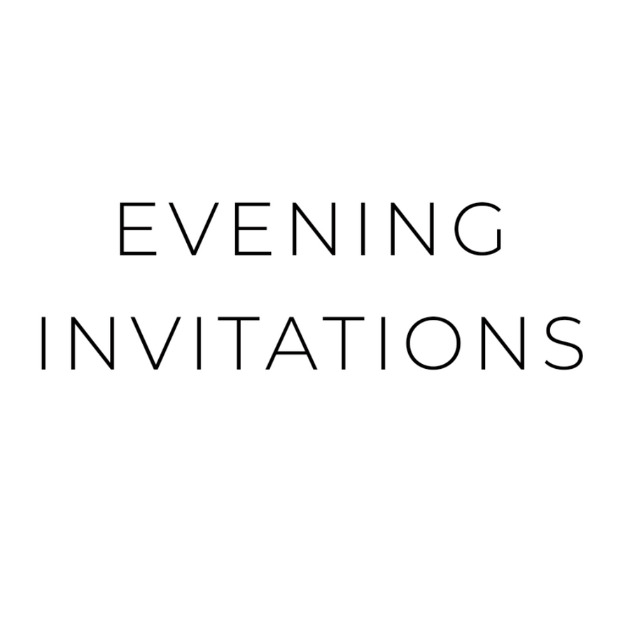 Evening invitations