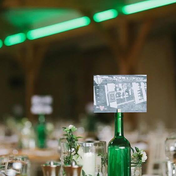 Table Names, Numbers, Menus, Order of Service or Extra Information.